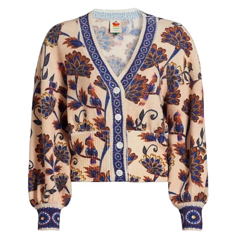 anika floral knit sweater